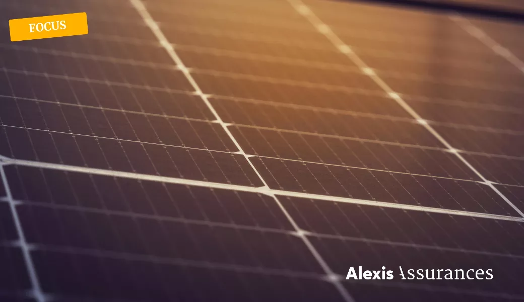 Bris de verre sur module photovoltaïque